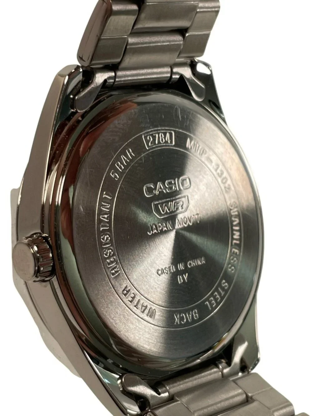 Casio Green Dial Stainless Steel Casual Watch MTP1302D-3AV WR 50M Boxed NEW